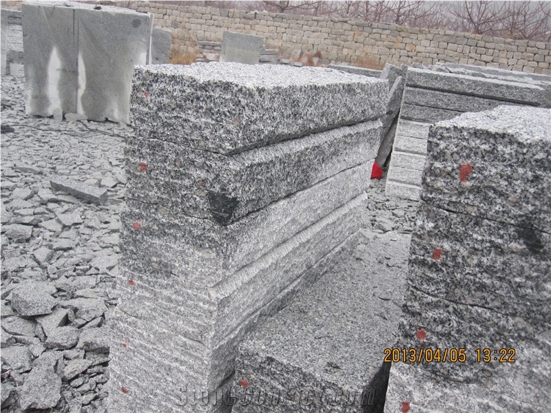 G341 Hand-Made Curbs with Chamfer, G341 Granite Curbs