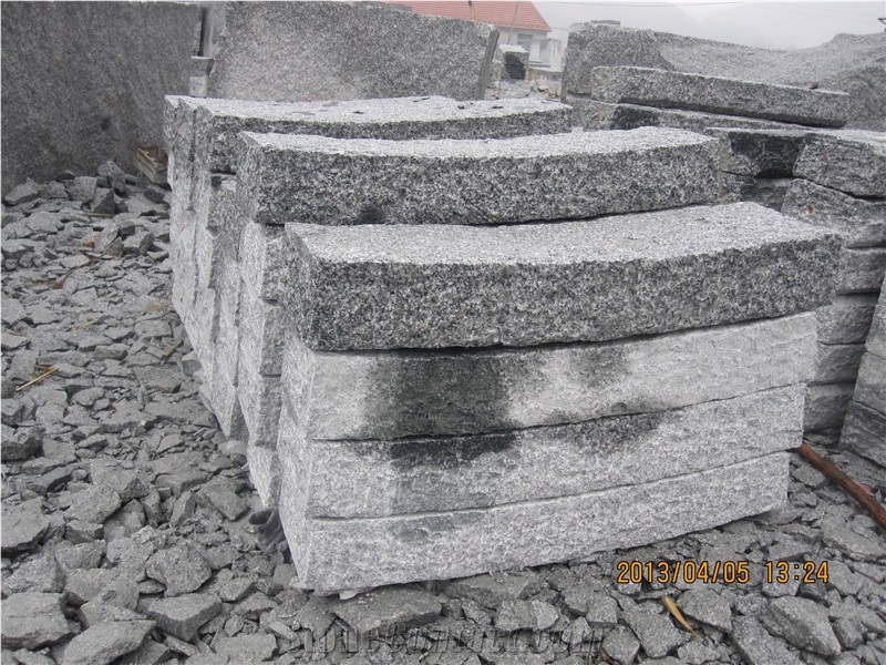 G341 Hand Made Curbstone Natural Split, G341 Granite Curbstone