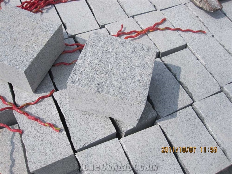 G370 Granite Pavers & Cube Stone