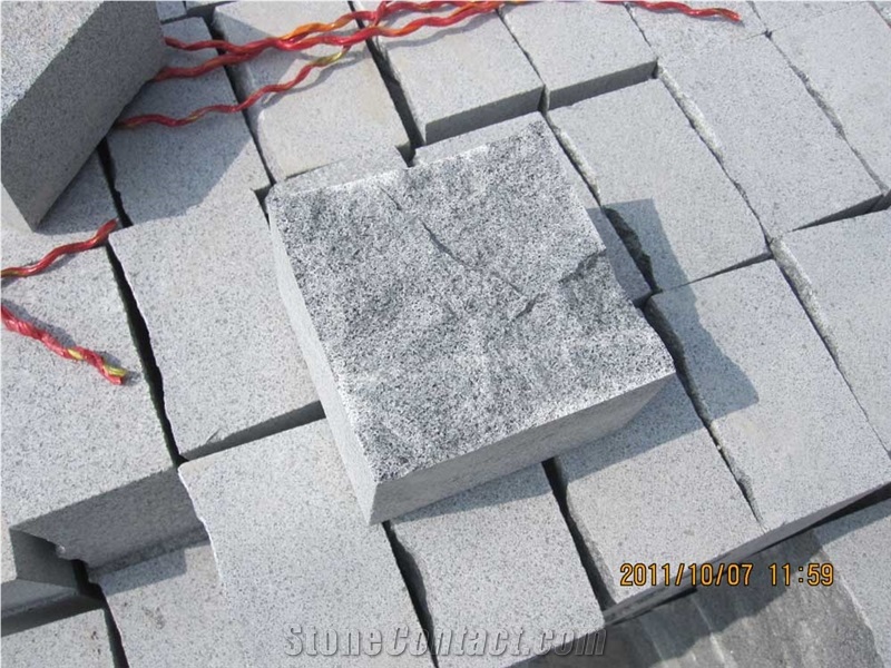 G370 Granite Pavers & Cube Stone
