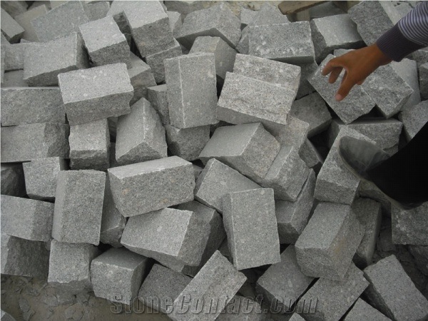G375 Flamed Paving Cubes, G375 Granite Cube Stone & Pavers