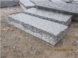 Granite Block Steps, Grey Granite Steps