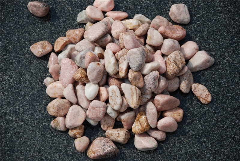 Granite Pebbles, Pink Granite Pebble & Gravel
