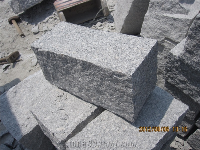 Granite Wall Stone G375 Natural Surface, G375 Granite Mushroom Stone