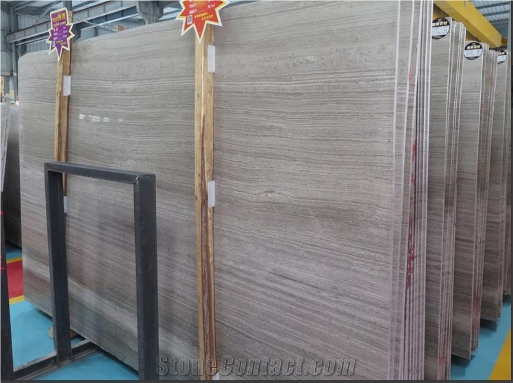Chinese Grey Wooden Grain Marble,Wooden Grey Marble Slabs & Tiles, Marble for Flooring or Walling