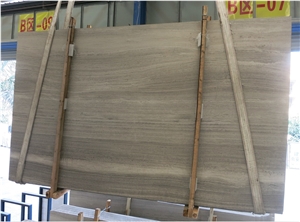 Chinese Grey Wooden Grain Marble,Wooden Grey Marble Slabs & Tiles, Marble for Flooring or Walling