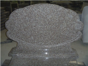 Pink G664 Granite Tombstone,China Granite Monument,Double Monuments,Engraved Gravestone