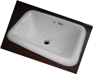 White Ceramic Basin, Ceramic Wash Sink, Round Basin & Sink,Bathroom Basin