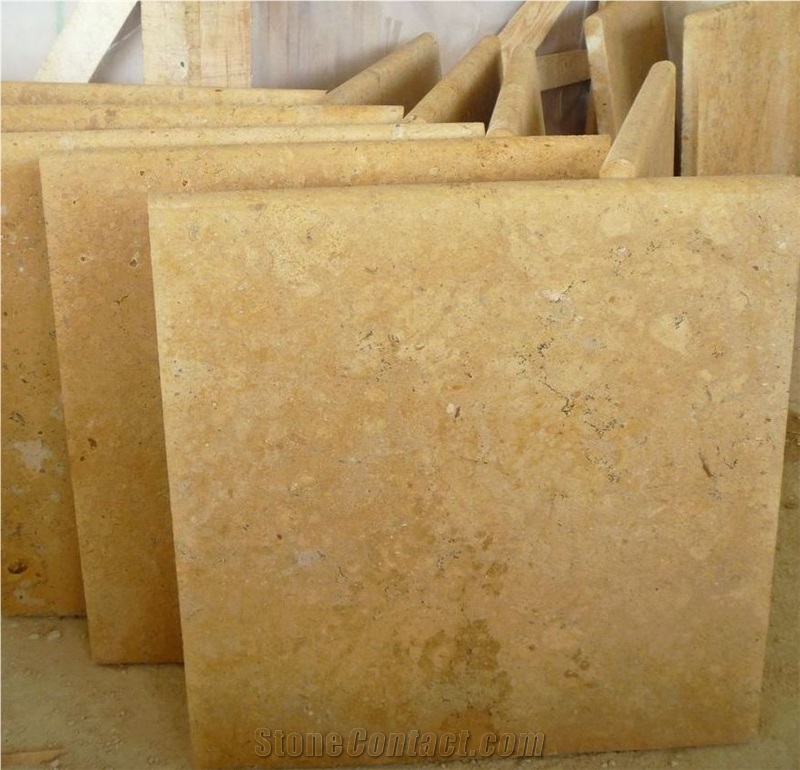 Yellow Limestone Tile, Chinese Yellow Limestone Tile, Yellow Limestone Pool Tile
