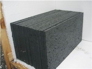 Hainan Black Basalt Tiles with Pinholes,China Black Basalt Tiles