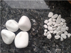 Bianco Sivec Marble Pebbles