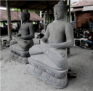 Lavastone Large Buddha Statues