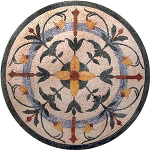 Italian Style Stone Medallion,Mosaic Medallion