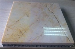 Goose Feather Gold Marble Tiles & Slabs, Turkey Beige Marble