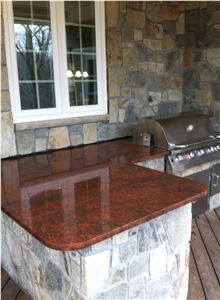 Red Dragon Granite Countertops,Brazil Red Granite Kitchen Worktops