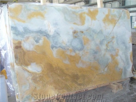 Turkey Blue Onyx Tiles & Slabs,Blue Jade Onyx Wall & Floor Covering