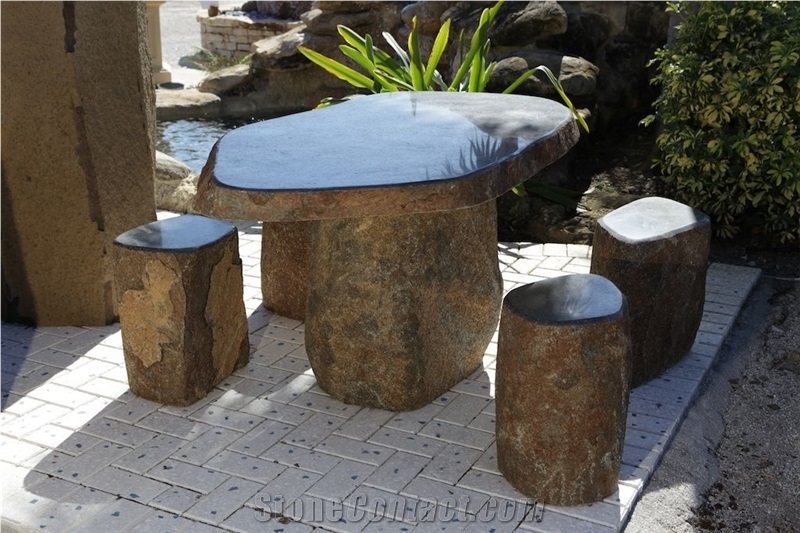 China Black Basalt Table Sets
