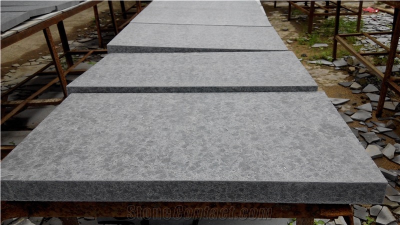 Flamed Basalt Slabs & Tiles, China Grey Basalt