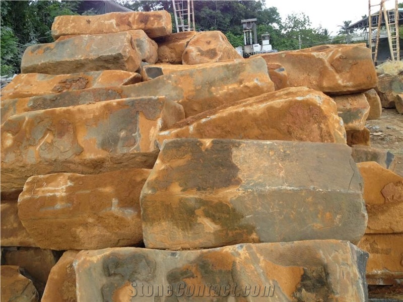 Hainan Grey Basalt Blocks, China Grey Basalt