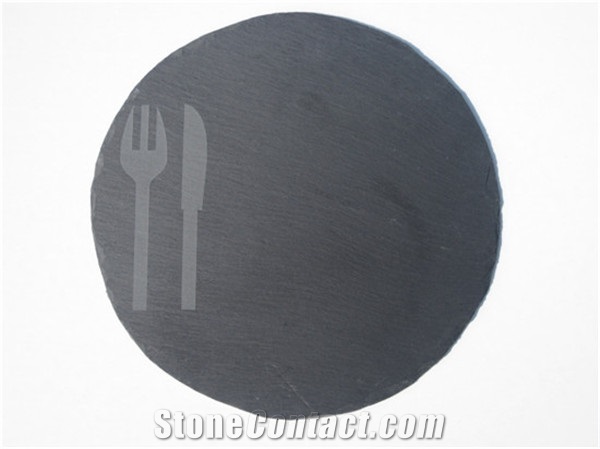 Slate Placemat,China Black Slate Kitchen Accessories