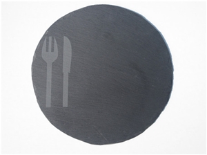 Slate Placemat,China Black Slate Kitchen Accessories