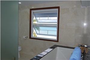 Blanco Perla Marble Bathroom Renovation