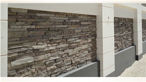 Sandstone Stacked Stone Wall Panels