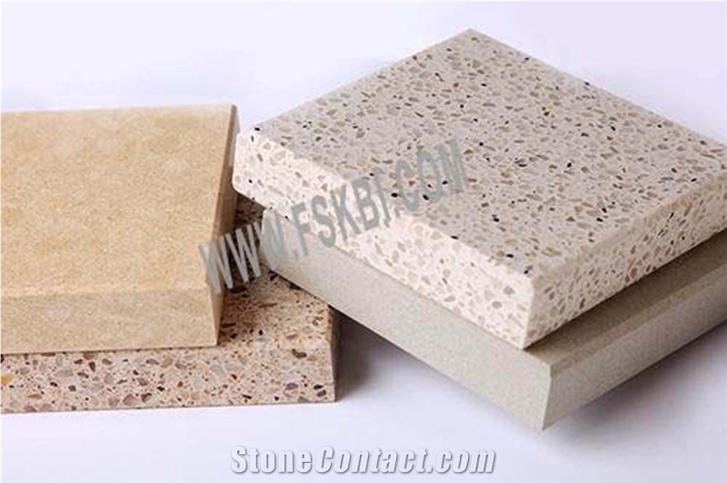 Us Hot Sale Quartz Stone Slab in a Granite Color Copy Engineered Stone