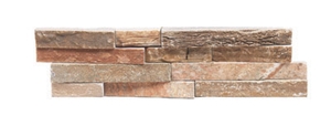 East West Real Stone Veneer Contemporary Panel Color: Autumn Rose