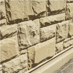 Silk Road Sandstone Split Min Thickness 3" / 75mm Mushroomed Wall