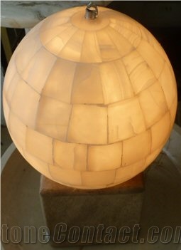 Sphere Onyx Lamp