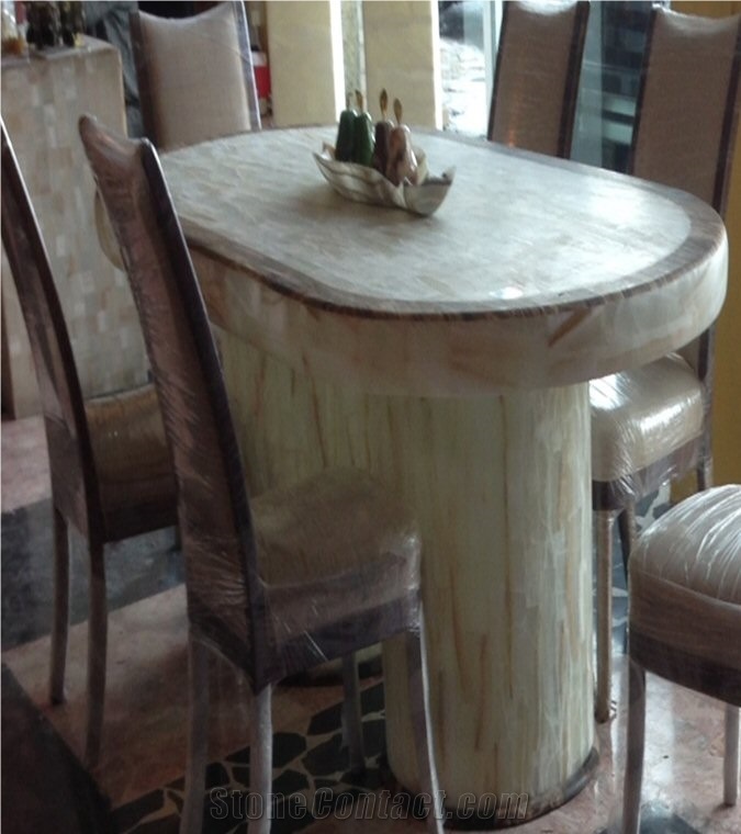 Travertine Dining Room Table