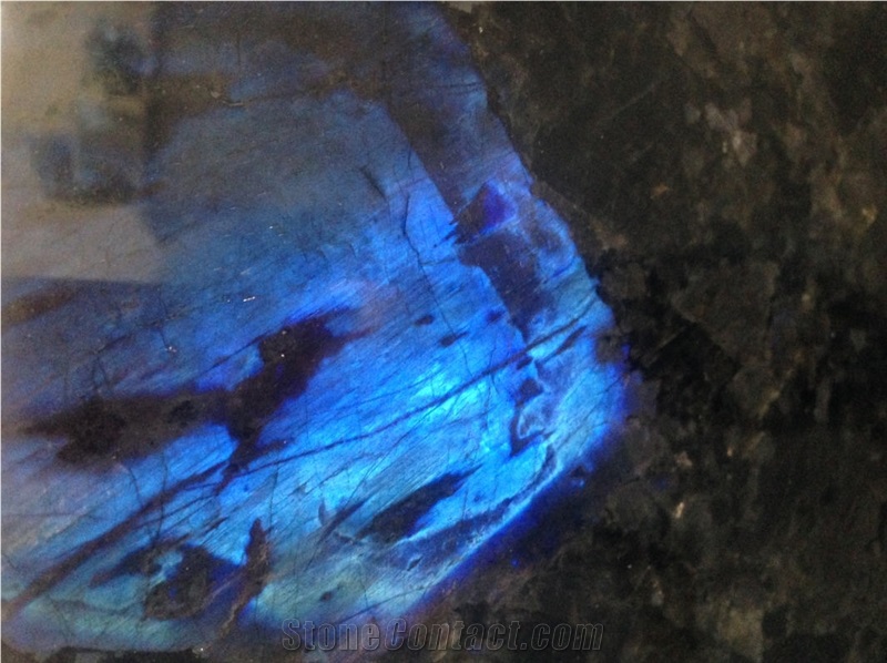 Labradorit Volga Blue Granite Blocks