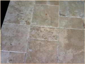 French Pattern Classic Travertine Chiseled and Chipped Edge