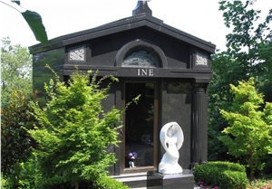 Black Granite Mausoleums