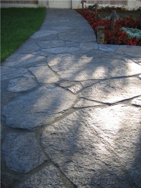 Waitaha Schist Stone Irregular Patio Flagstone Paver