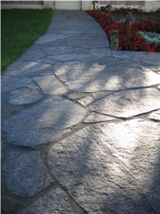 Waitaha Schist Stone Irregular Patio Flagstone Paver