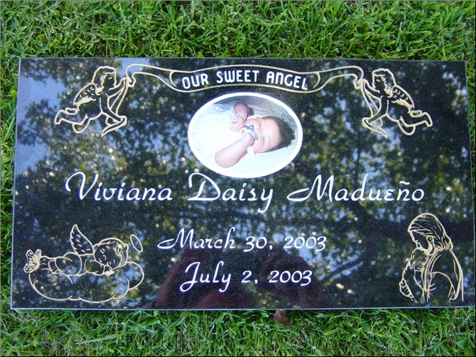 Black Granite Baby Markers,Baby Infant Child Grave Markers