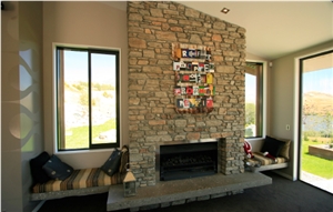 Pennyweight Autumn Mortar Joint Fireplace Surround Wall