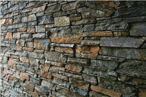 Wakatipu Green Stone Tight Stack Wall