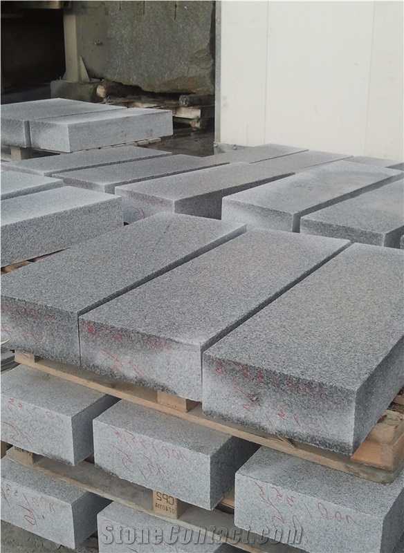 Wuhan G603 Granite Block Steps Standard Packing, Grey Granite Stairs & Steps