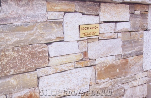 Honey Ledge Natural Stone Wall Thin Veneer