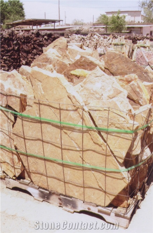 Sierra Madre Buff Stone Beige Sandstone Flagstone