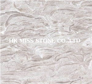 Crystal Bianco Marble Slabs & Tiles, Beautiful Polished China Beige Marble