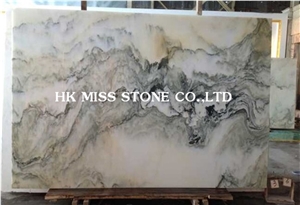 Landscape Painting Marble,Chinese White Marble Slabs,Beautiful Painting-Ish Marble