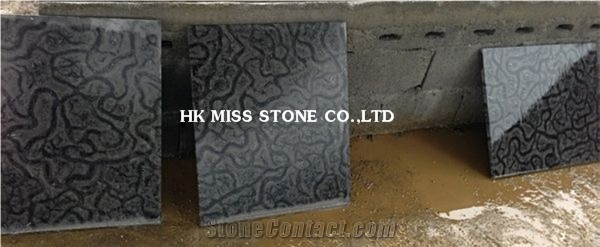 Oracle Marble /Turtle Vento Marble Slabs & Tiles,Chinese Black Marble,Antiqued or Polished Surface