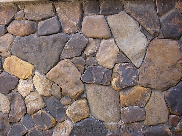 Arkansas Creek Stone Cobble Wall Veneer
