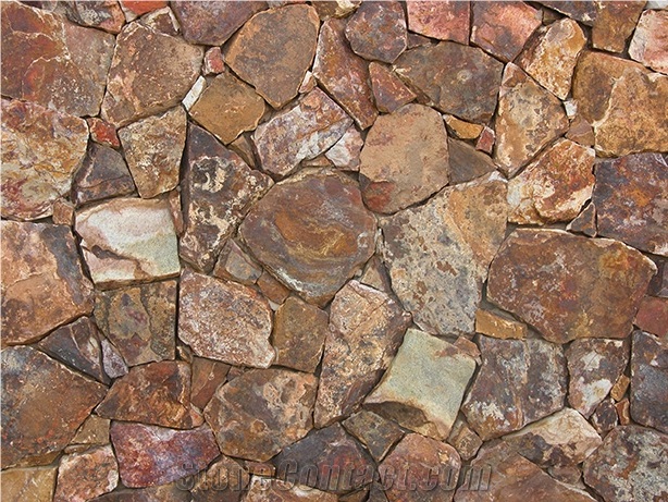 Baja Cresta Stone Rusty Red Split Thin Wall Veneer