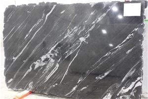 Polished Astrus Black Granite 3cm Slabs