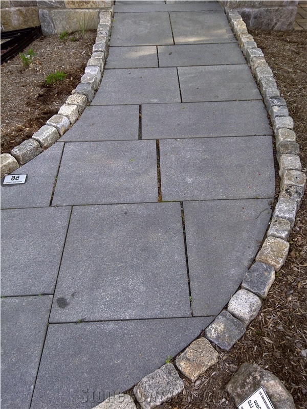 Newport Dark Granite Walkway Pattern